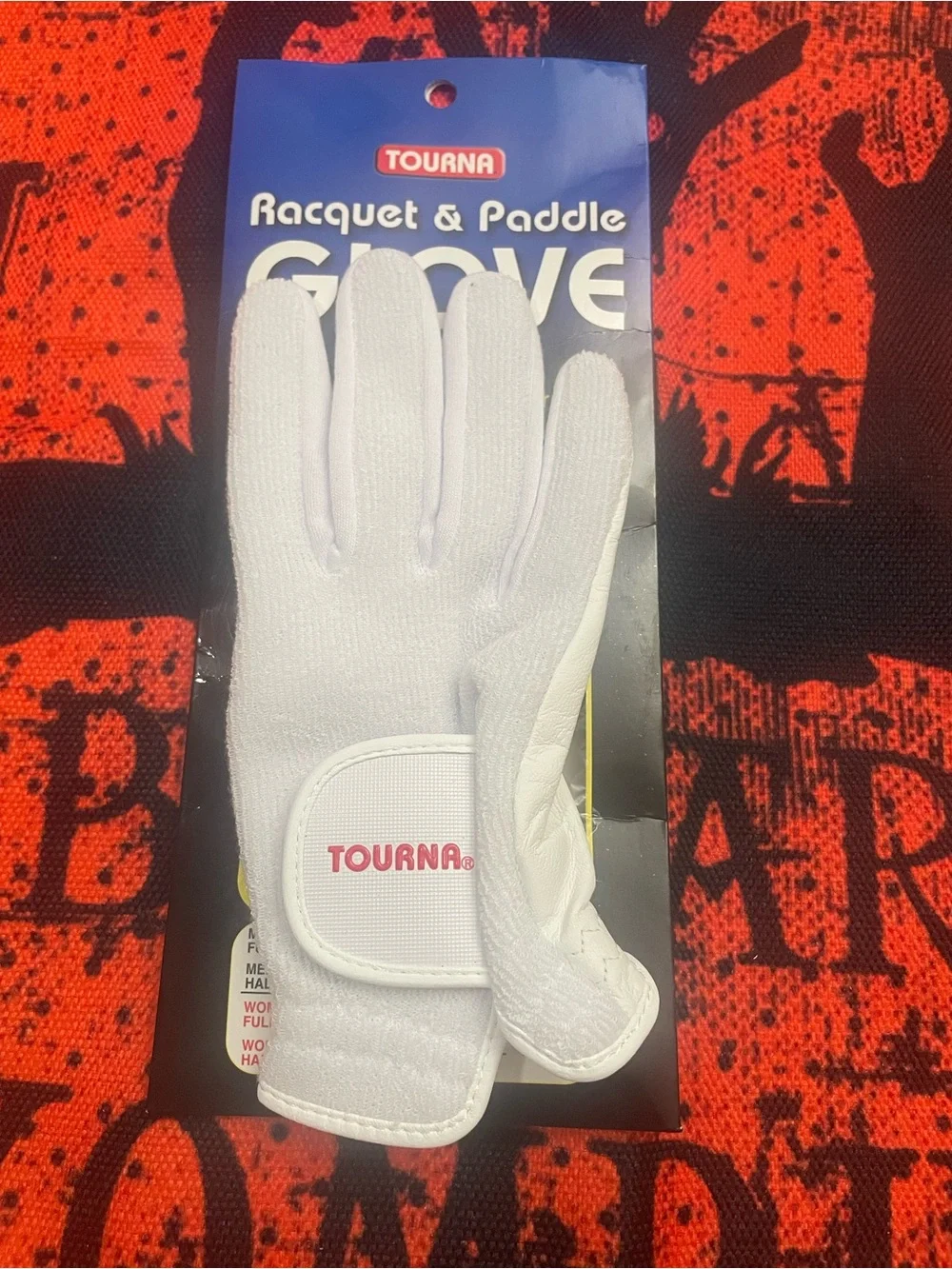 Tourna Racquet & Paddle Glove Leather Racquetball Pickleball Tennis Women’s Lg